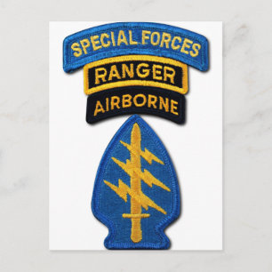 Special Forces Group Green Berets SF SOF SFG SOC Briefkaart