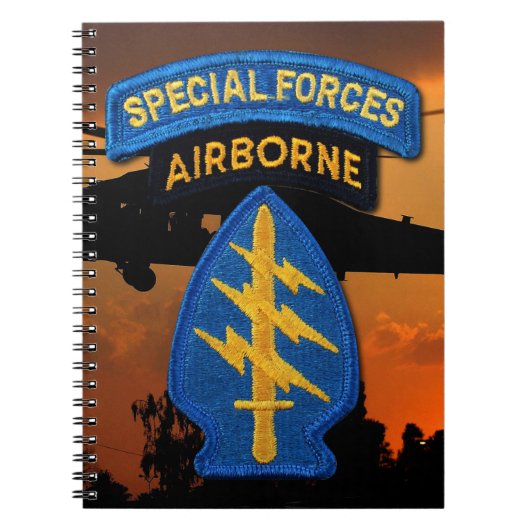 Special Forces Group Green Berets SF SOF SFG SOC Notitieboek (Voorkant)