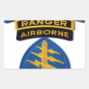 Special Forces Group Green Berets SF SOF SFG SOC Rechthoekige Sticker