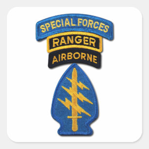 Special Forces Group Green Berets SF SOF SFG SOC Vierkante Sticker