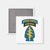 Special Forces insignia Airborne Tab Magneet (Voorkant / Achterkant)