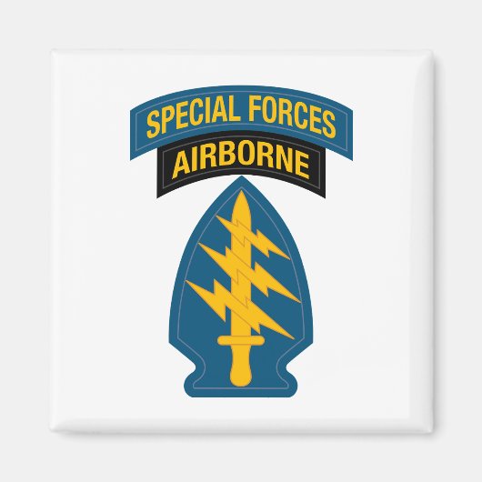 Special Forces insignia Airborne Tab Magneet (Voorkant)