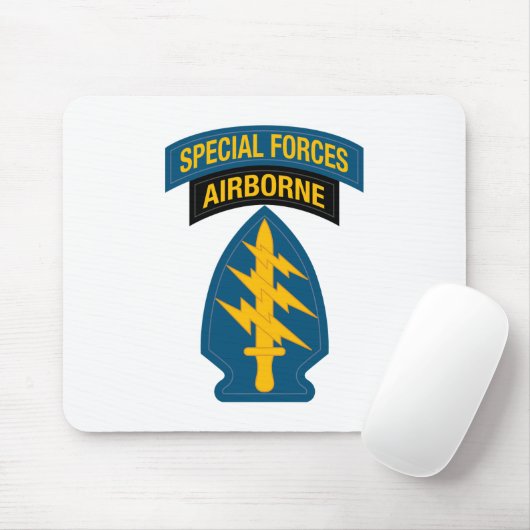 Special Forces insignia Airborne Tab Muismat (Met muis)