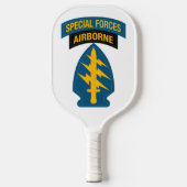 Special Forces insignia Airborne Tab Pickleball Paddle (Voorkant)