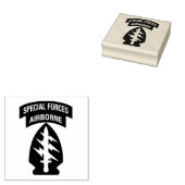 Special Forces insignia Airborne Tab Rubberstempel (Gestempeld)