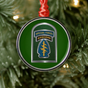 Special Forces Kerstmis Metalen Ornament