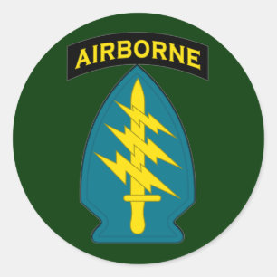 Special Forces - Luchtvaart - schouderpatch Ronde Sticker