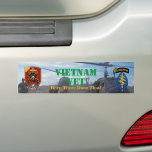 Special Forces MAC V SOG Vietnam Nam War Vets Bumpersticker