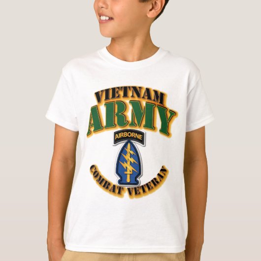 Special Forces Vietnam - Combat Vet. T-shirt (Voorkant)