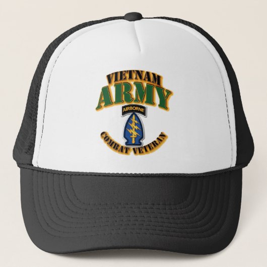 Special Forces Vietnam - Combat Vet. Trucker Pet (Voorkant)