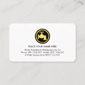 Special Home Plumber Signage On Water Visitekaartje (Achterkant)