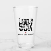Special Idiot Ultramarathon Running Funny Glas (Voorkant)