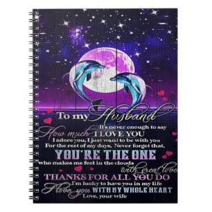 Special letter To my Husband Indoor Decoration Notitieboek