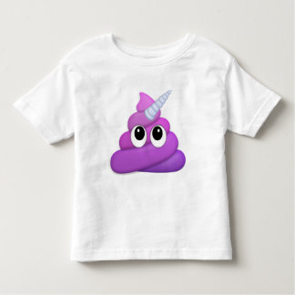 Special Little Unicorn Poop Emoji Kinder Shirts