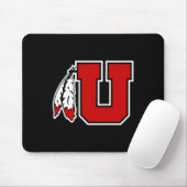 Special Logo Utah Utes Sticker Muismat (Met muis)