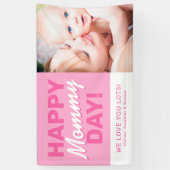 Special Mam Birthday Foto Spandoek (Verticaal)