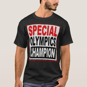 Special Olympics Kampioen Atletiek T-shirt
