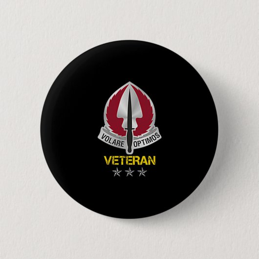 Special Operations Aviation Command Logo Veteran P Ronde Button 5,7 Cm (Voorkant)