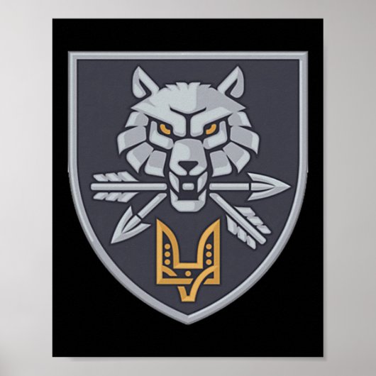 Special Operations Forces Command (Oekraïne) V2 Poster (Voorkant)