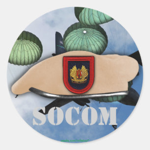 Special ops operations commando socom vets Sticker
