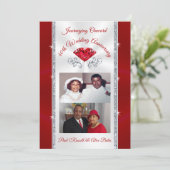 Special Order 40th verjaardagsuitnodigingen Alice Kaart (Staand voorkant)