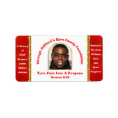 Special Order, Address Labels Clifford's Eyes (Voorkant)