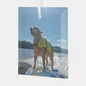 Special Order Carol B Golden Retriever Glas Ornament (Voorkant links)