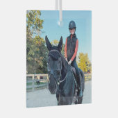 Special Order Horse Glass ornament (Voorkant Rechts)