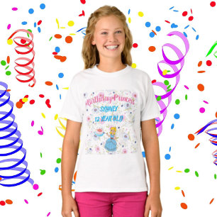 Spécial pour le T-shirt de la princesse Anniversai