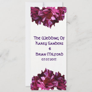 Spécial, Rose, Élégante invitation de mariage