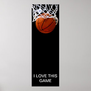 Spécial Unique I Love Ce Jeu Poster Basketball