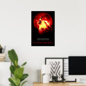 Special Unique Motivational Wolf Poster Print (Bureau à domicile)