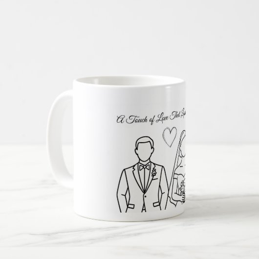 special wedding couple mug (Devant gauche)