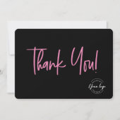 Speciale 10% zakelijke Logo client biedt aangepast Bedankkaart (Voorkant)