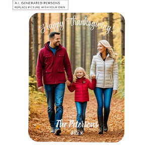 Speciale 1 gezelfoto Fijne Thanksgiving Magneet