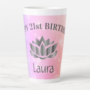 Speciale 21e bruistekaart latte mok