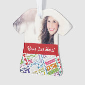 Speciale 25e gepersonaliseerde cadeautjes van de B Ornament (voorkant)