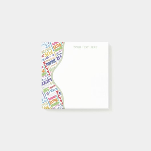 Speciale 50e verjaardag Persoonlijke cadeautjes vo Post-it® Notes (Voorkant)