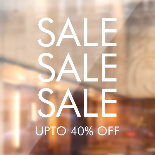 Speciale Aanbieding Aangepaste Vensterklemming Raamsticker (Vel 2)