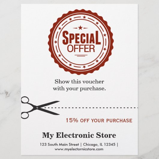 Speciale aanbieding flyer (Voorkant)