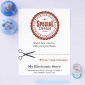 Speciale aanbieding flyer (Enkel)