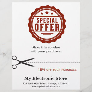 Speciale aanbieding flyer