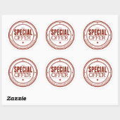 Speciale aanbieding ronde sticker (Vel)