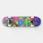 Speciale aandacht Happy Birthday Skateboard (Horizontaal)