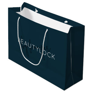 Speciale acties voor bedrijven/winkelblauw groot cadeauzakje