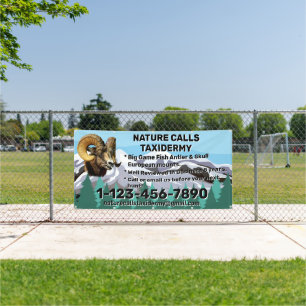 Speciale acties voor Taxidermy-winkels aanpassen Spandoek