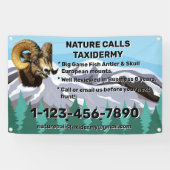 Speciale acties voor Taxidermy-winkels aanpassen Spandoek (Horizontaal)