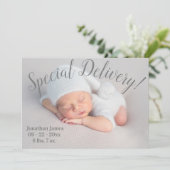 Speciale aflevering Fotoscript Genderneutrale gebo Aankondiging (Staand voorkant)