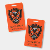 Speciale Agent Kid Badge (Voor- en achterkant)