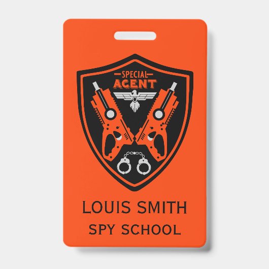 Speciale Agent Kid Badge (Voorzijde)
